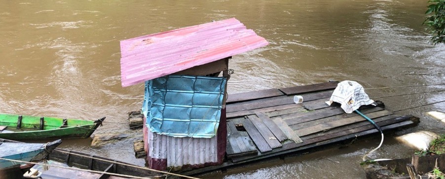 Tambak Ikan Air Tawar di Muara Plantau